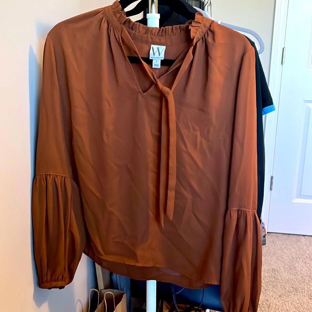 Brown Formal top
